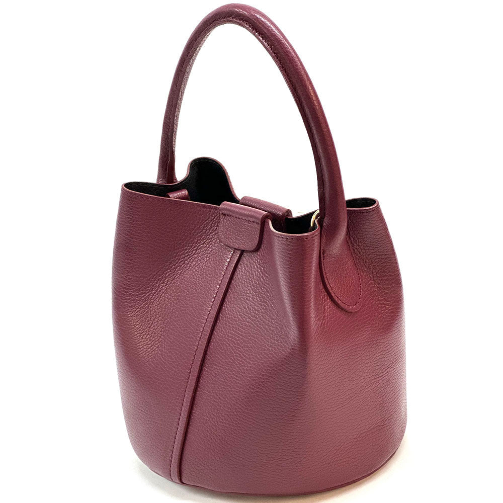 Italian Leather Bucket Bags - Leather Italiano