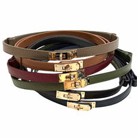 Firenze Lock – Italian Handmade Leather Belt