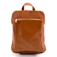 Small Leather Backpack Italian Crafted | Ghita - Leather Italiano