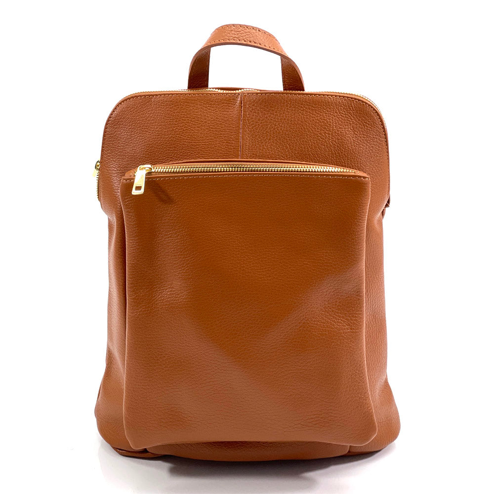 Small Leather Backpack Italian Crafted | Ghita - Leather Italiano