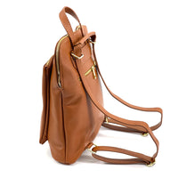 Small Leather Backpack Italian Crafted | Ghita - Leather Italiano