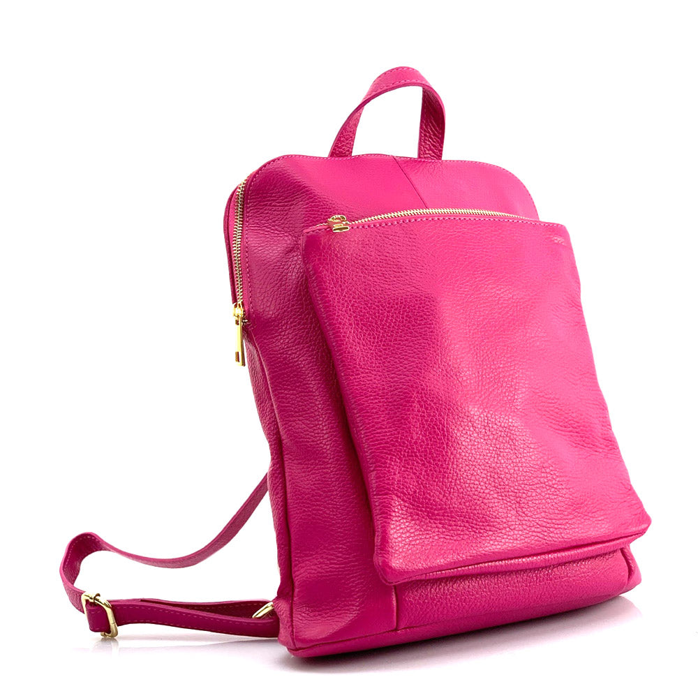 Ghita Italian Leather Backpack – Handmade Elegance with Spacious Practicality