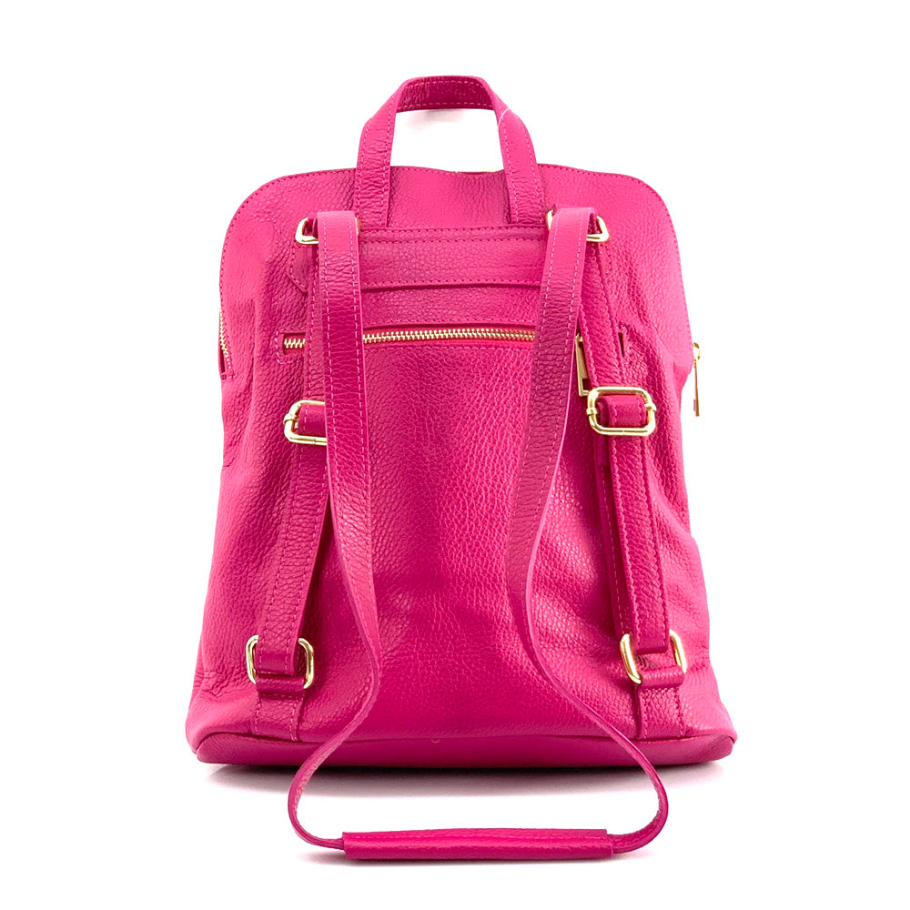 Ghita Italian Leather Backpack – Handmade Elegance with Spacious Practicality