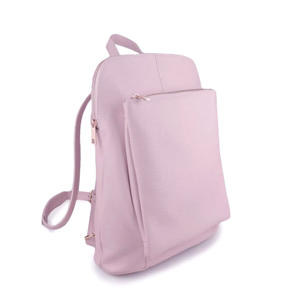Ghita Italian Leather Backpack – Handmade Elegance with Spacious Practicality