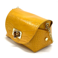 Lorenetta Cow Leather Mini Top Handle Bag