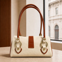 Tosca Hand-Dyed Italian Leather Baguette Bag