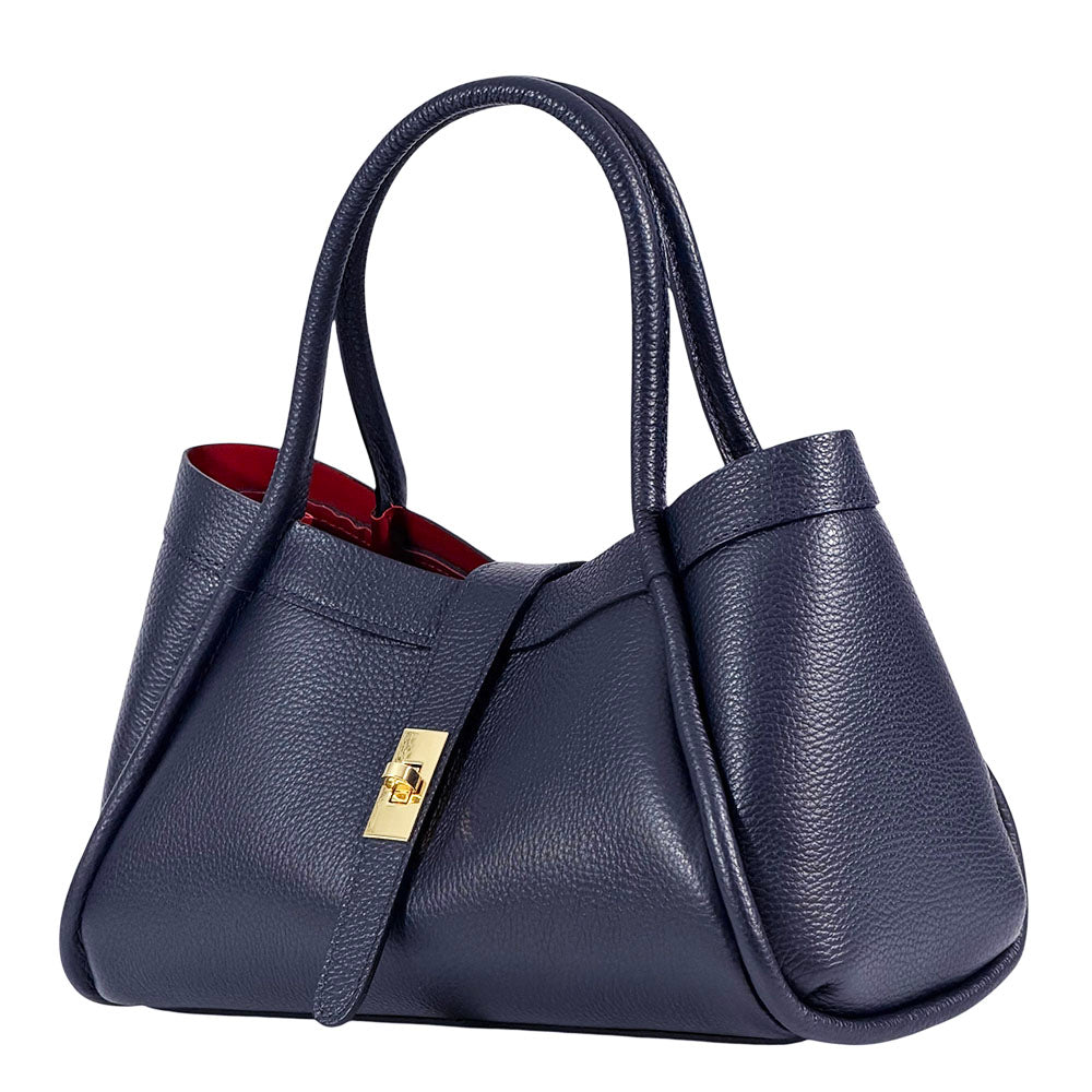 Ottilia Grande Cow Leather Shoulder Bag - Leather Italiano