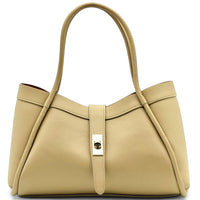 Ottilia Grande Cow Leather Shoulder Bag - Leather Italiano