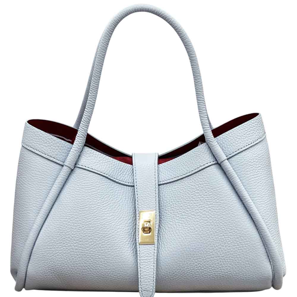 Ottilia Grande Cow Leather Shoulder Bag - Leather Italiano
