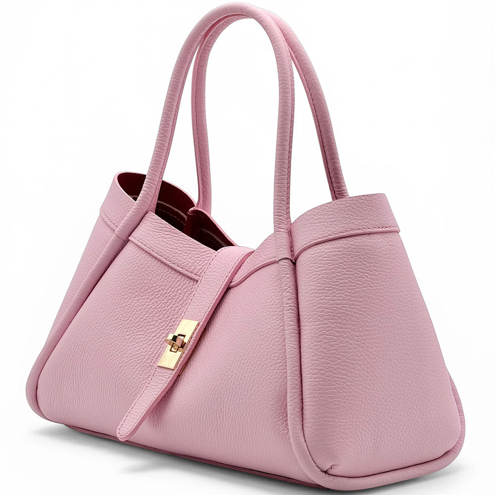 Ottilia Grande Cow Leather Shoulder Bag - Leather Italiano
