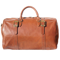 Fortunato Italian Leather Travel Bag - Handmade in Florence