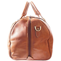 Fortunato Italian Leather Travel Bag - Handmade in Florence