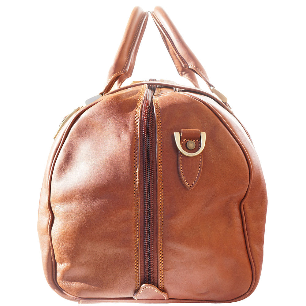 Fortunato Italian Leather Travel Bag - Handmade in Florence