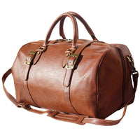 Fortunato Italian Leather Travel Bag - Handmade in Florence