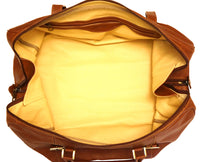 Fortunato Italian Leather Travel Bag - Handmade in Florence