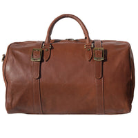Fortunato Italian Leather Travel Bag - Handmade in Florence