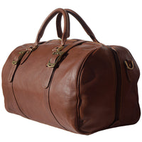 Fortunato Italian Leather Travel Bag - Handmade in Florence