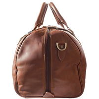 Fortunato Italian Leather Travel Bag - Handmade in Florence