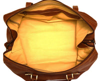 Fortunato Italian Leather Travel Bag - Handmade in Florence