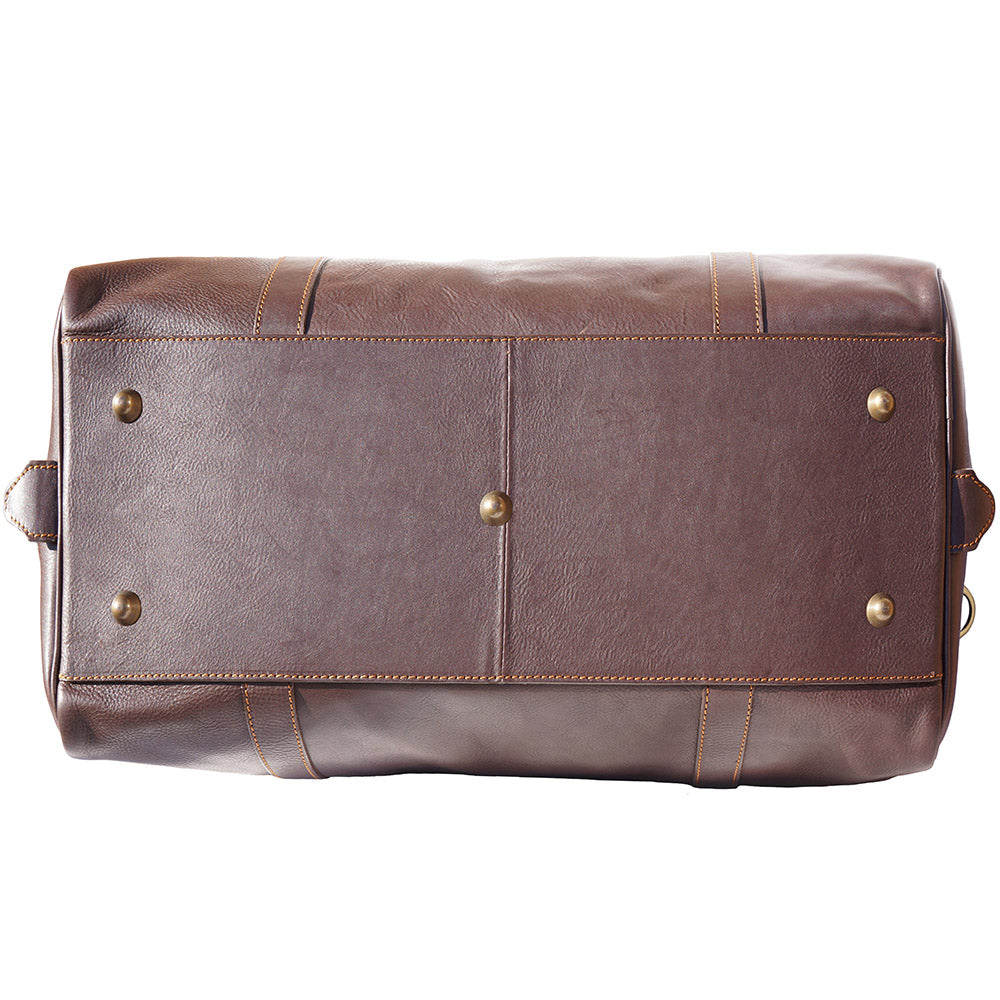 Fortunato Italian Leather Travel Bag - Handmade in Florence