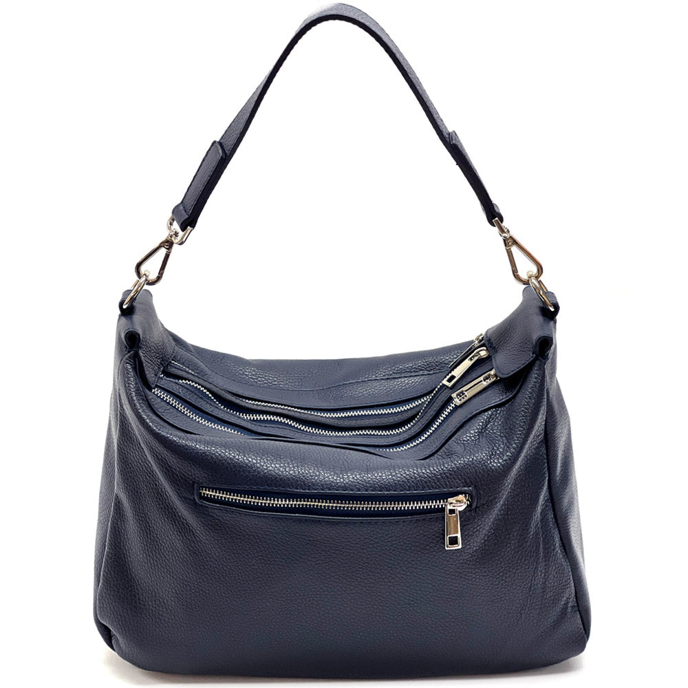 Assunta Leather Shoulder Bag - Leather Italiano