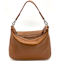 Assunta Leather Shoulder Bag - Leather Italiano