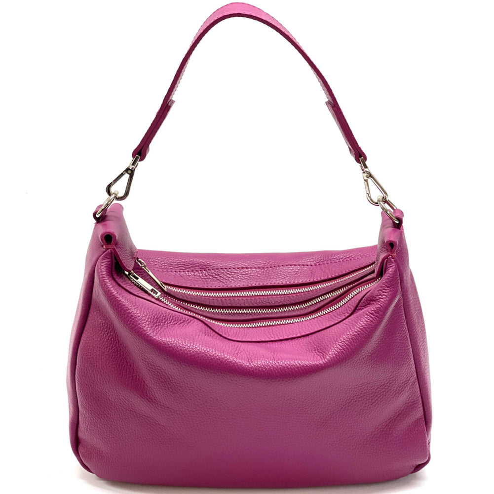 Assunta Leather Shoulder Bag - Leather Italiano