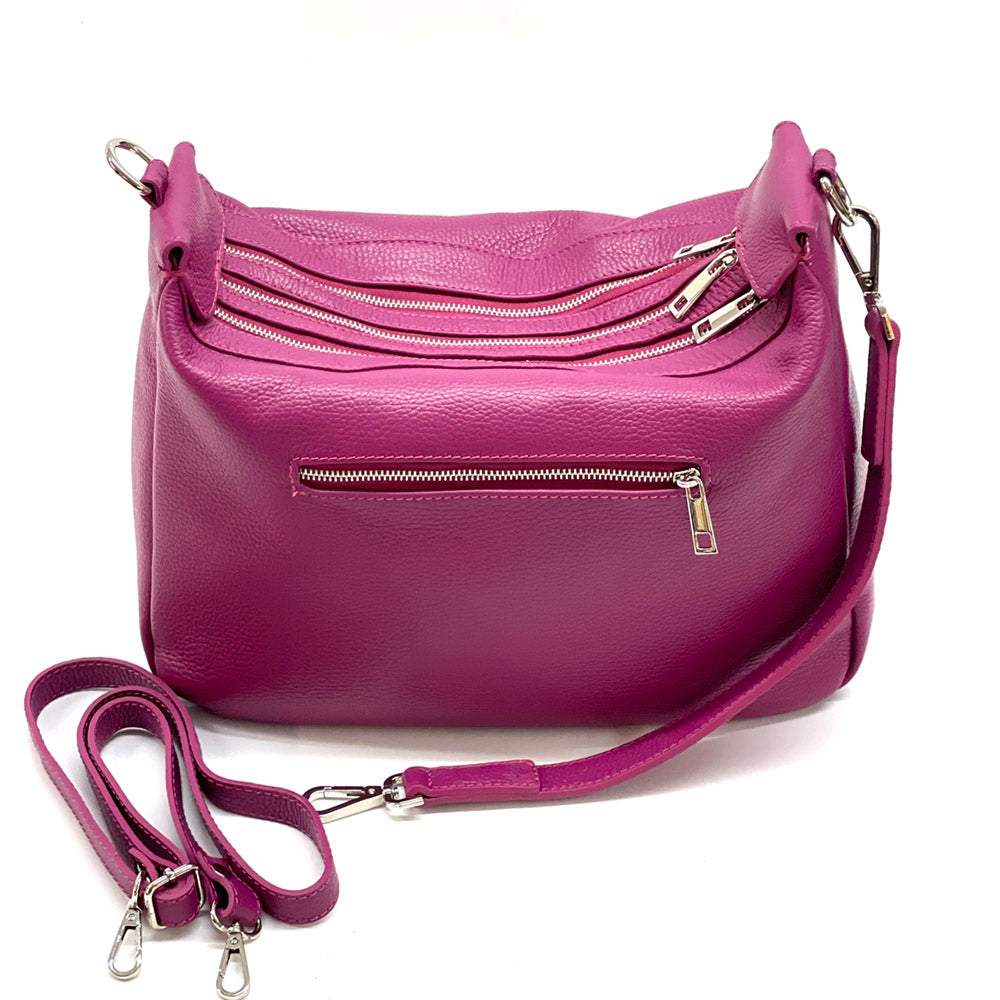 Assunta Leather Shoulder Bag - Leather Italiano
