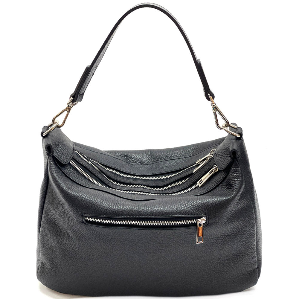 Assunta Leather Shoulder Bag - Leather Italiano