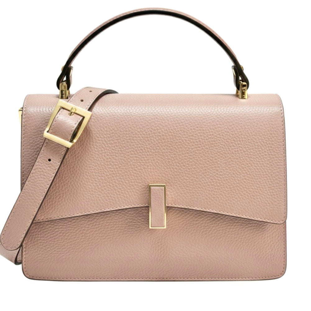 Flaminia Structured Italian Cow Leather Handbag - Leather Italiano