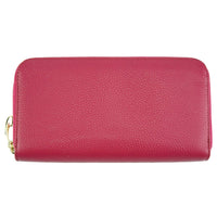 Zippy D women's leather wallet in red