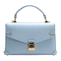 Adriana Italian Leather Structured Handbag - Leather Italiano