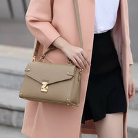 Adriana Italian Leather Structured Handbag - Leather Italiano