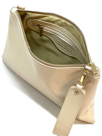 Alba Italian Leather Pochette - Leather Italiano