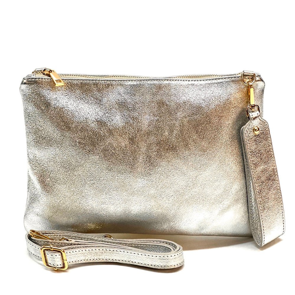 Alba Italian Leather Pochette - Leather Italiano