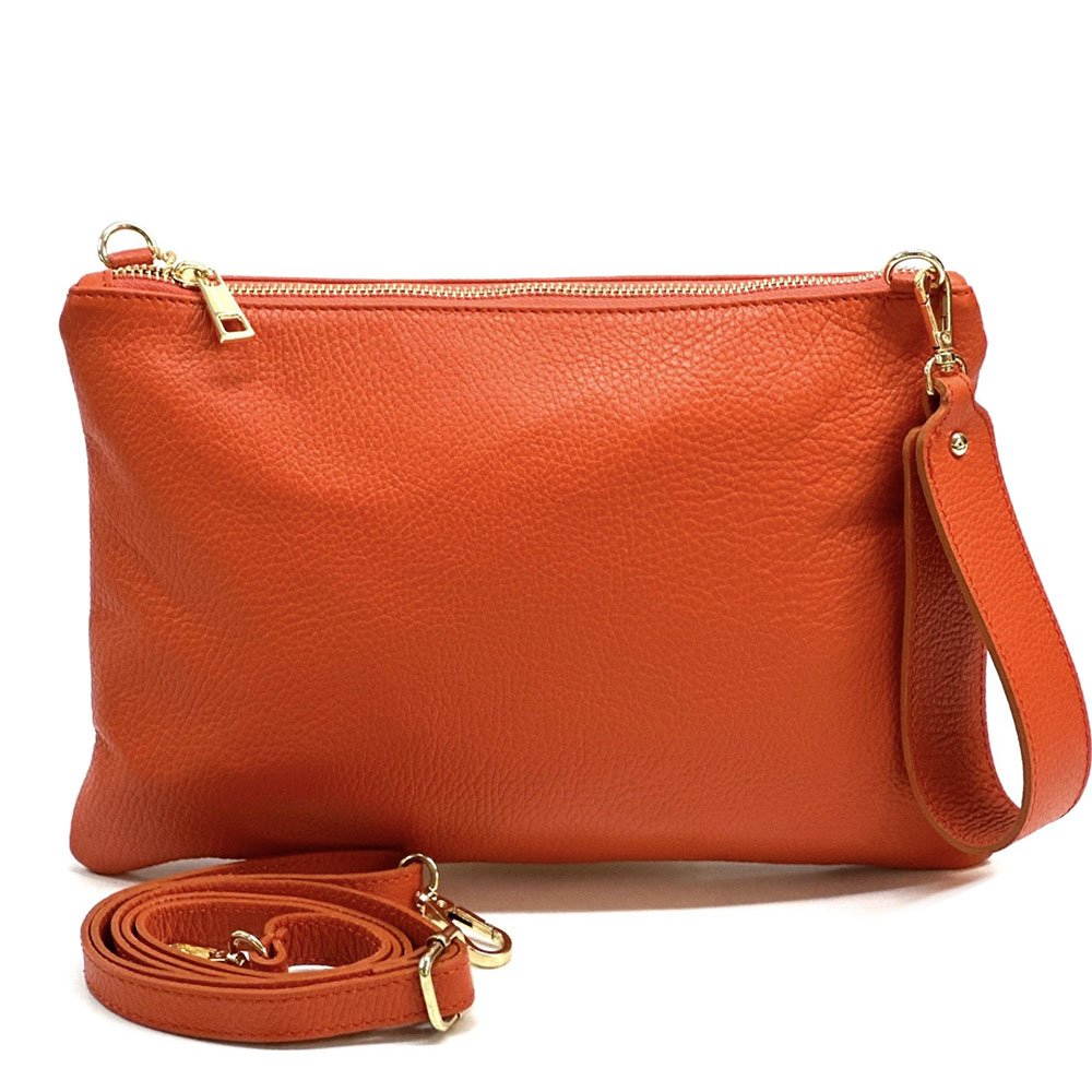Alba Italian Leather Pochette - Leather Italiano