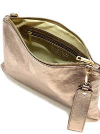 Alba Italian Leather Pochette - Leather Italiano