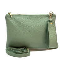 Alba Italian Leather Pochette - Leather Italiano