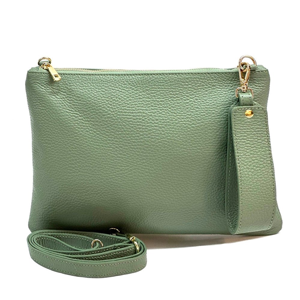 Alba Italian Leather Pochette - Leather Italiano