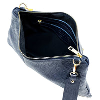 Alba Italian Leather Pochette - Leather Italiano