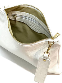 Alba Italian Leather Pochette - Leather Italiano
