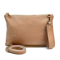 Alba Italian Leather Pochette - Leather Italiano