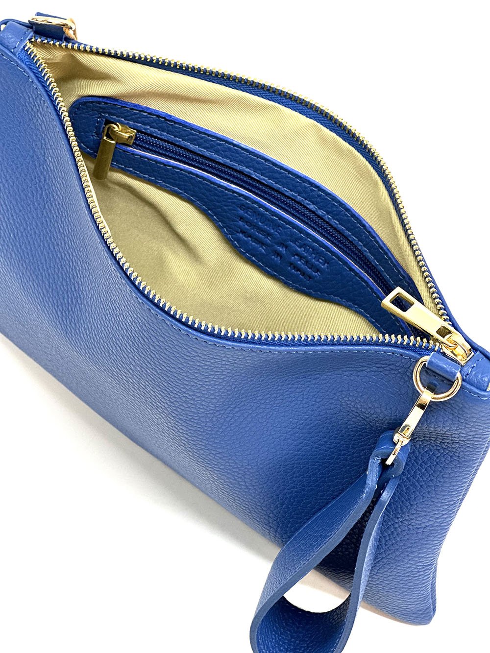 Alba Italian Leather Pochette - Leather Italiano