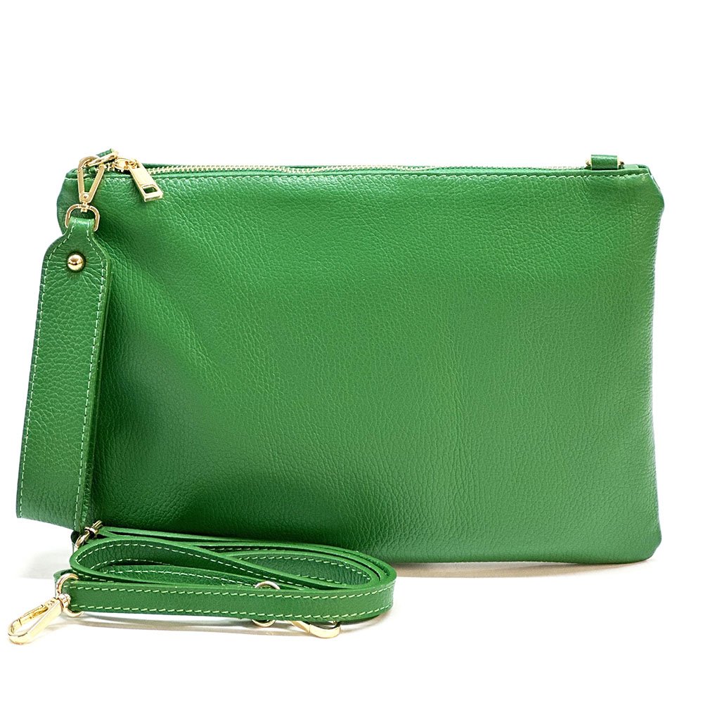 Alba Italian Leather Pochette - Leather Italiano