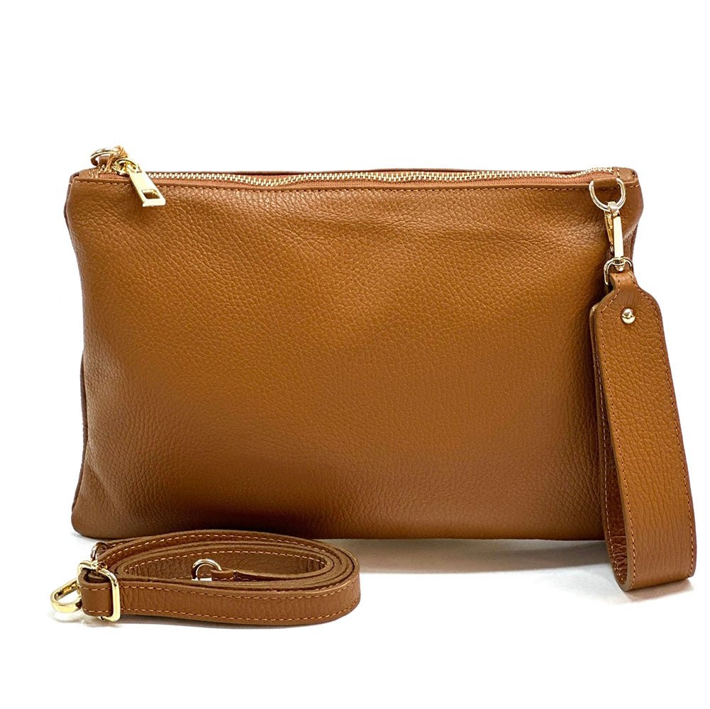 Alba Italian Leather Pochette - Leather Italiano