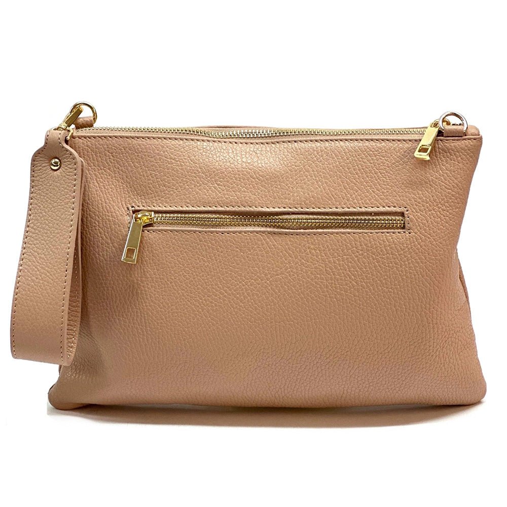 Alba Italian Leather Pochette - Leather Italiano