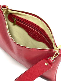 Alba Italian Leather Pochette - Leather Italiano
