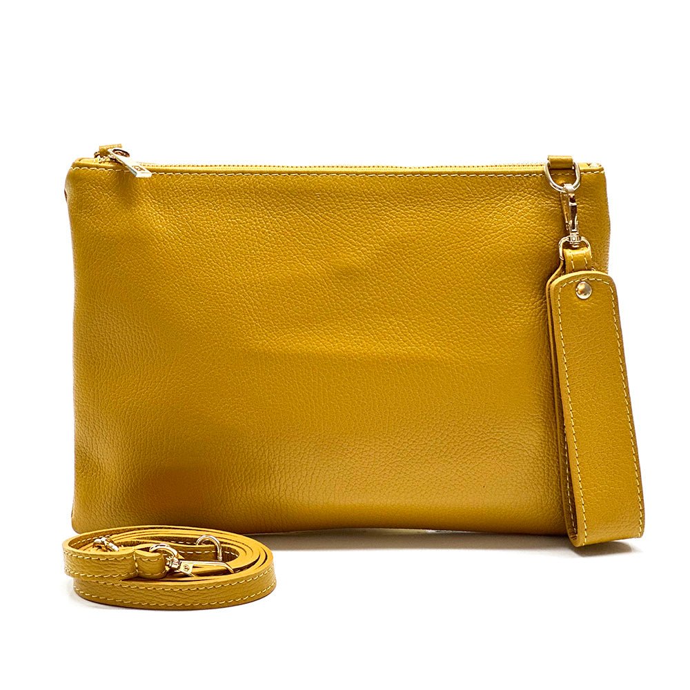 Alba Italian Leather Pochette - Leather Italiano