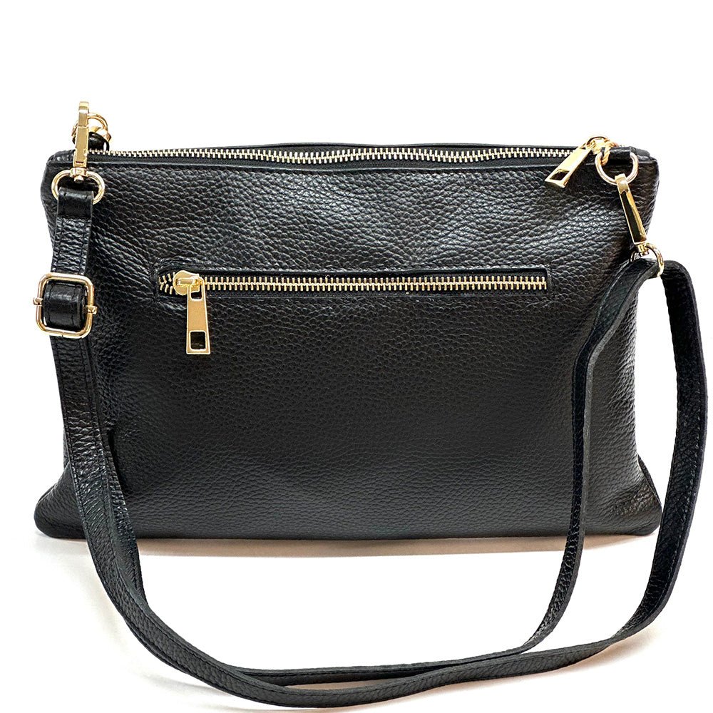 Alba Italian Leather Pochette - Leather Italiano