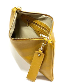 Alba Italian Leather Pochette - Leather Italiano